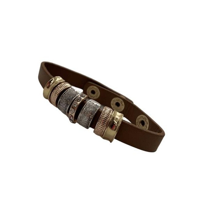 Relojes Bijoux Terner | Pulsera Bijoux Terner Charm Brown Mujer 2402886