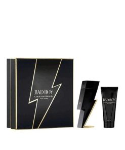 Perfumes Carolina Herrera | Perfume Bad Boy Hombre Edt 100 Ml / 10 Ml / Shower Gel 100 Ml Estuche