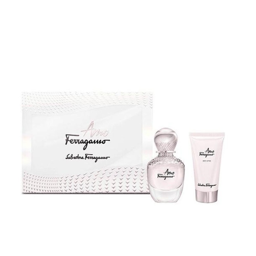 Perfumes Salvatore Ferragamo | Perfume Amo Salvatore Ferragamo Mujer Edp 50 Ml / Body Lotion 100 Ml Estuche