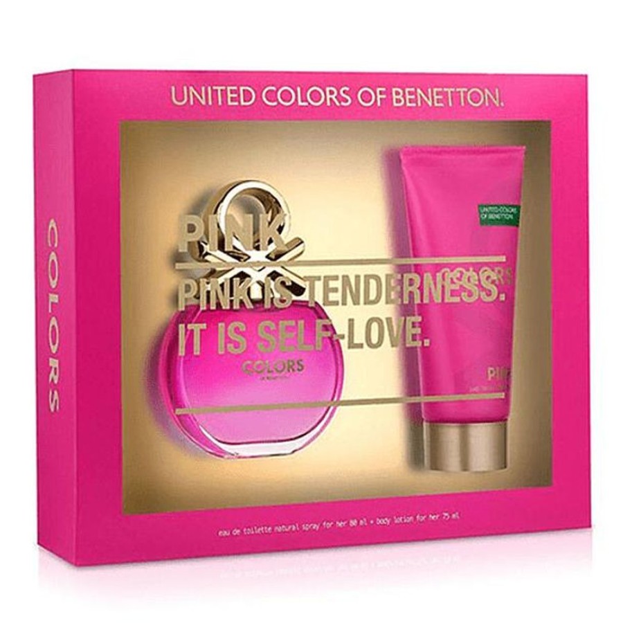 Perfumes Benetton | Perfume Benetton United Colors Pink Mujer Edt 80 Ml Estuche