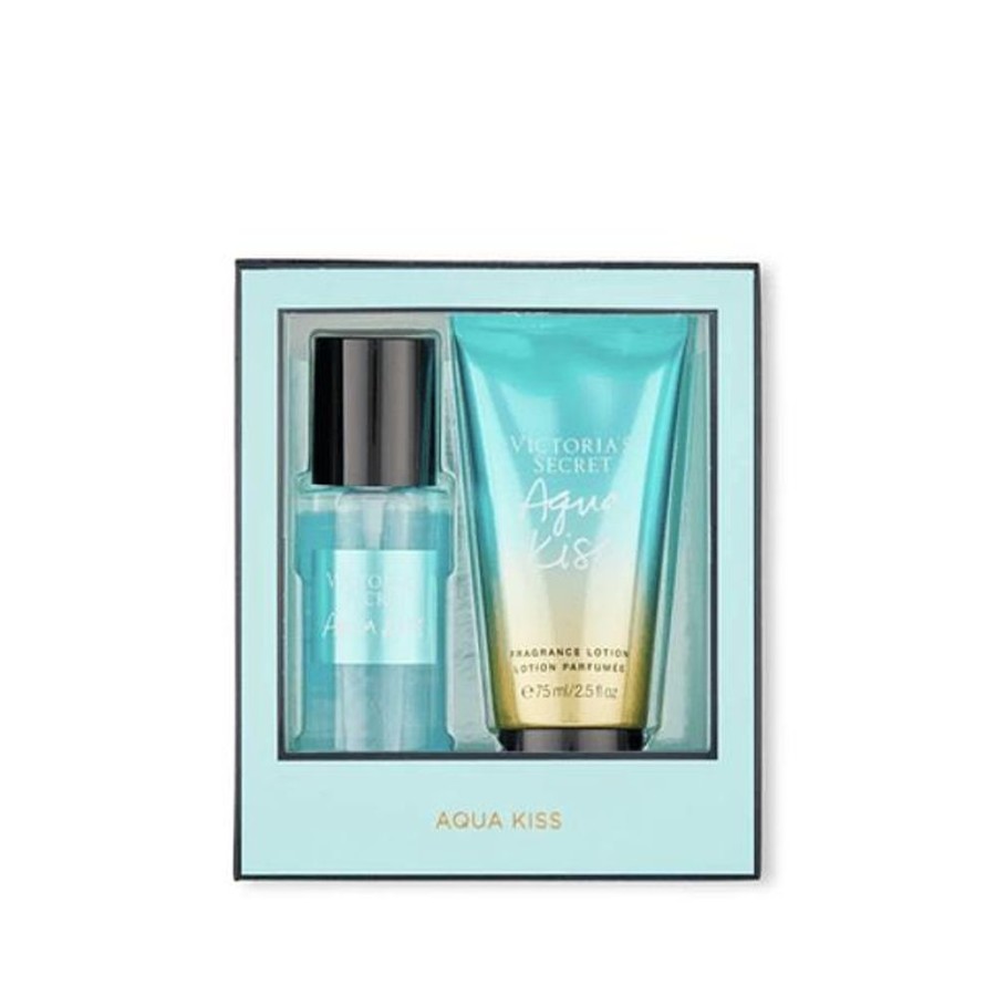 Cosmeticos & Belleza Victoria Secret | Colonia Aqua Kiss Victoria Secret Mujer 75 Ml / Crema 75 Ml Estuche