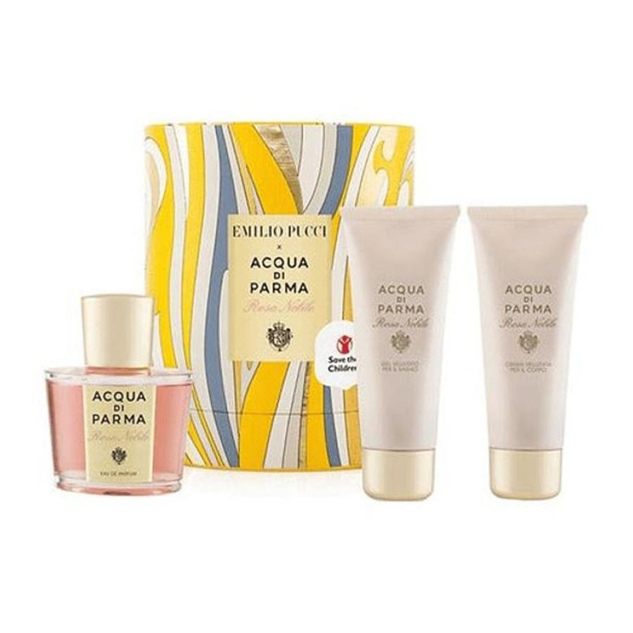 Perfumes Acqua Di Parma | Perfume Acqua Di Parma Rosa Nobile Mujer Edp 100 Ml / Body Lotion 75 Ml / Shower Gel 75 Ml Estuche